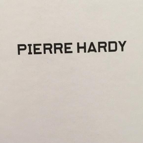 Pierre Hardy Suede Peep Toe Ankle Boots - Picture 8 of 8